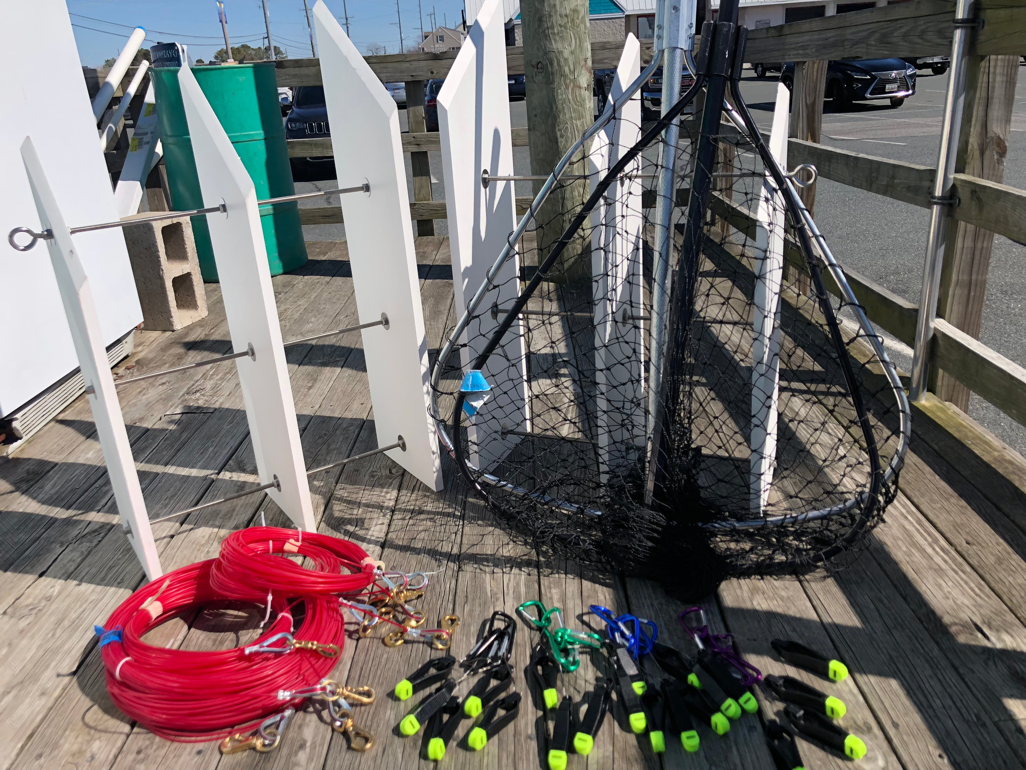 Planer Boards2 Board Kit, Large Shore Tackle and Custom Rods